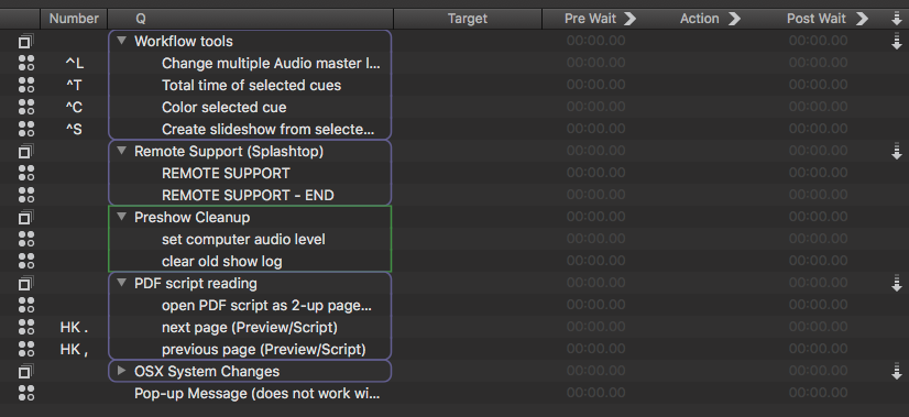 Qlab template